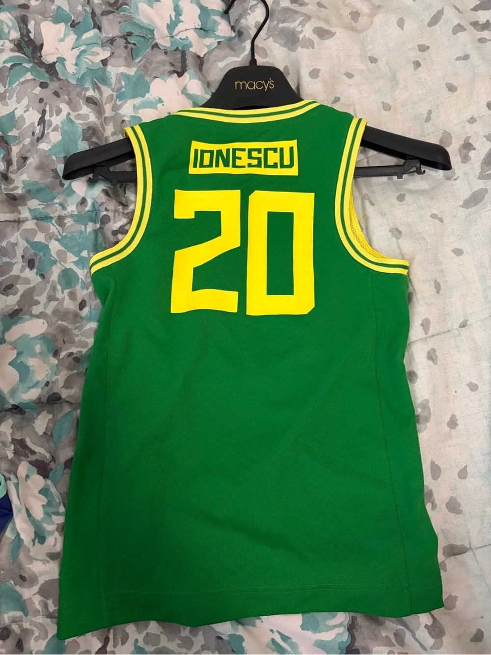 Kids Nike Oregon Ducks Sabrina Ionescu basketball jersey
